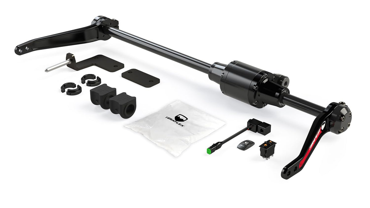 TERAFLEX 1780000 TeraFlex JL/JT/JK ST Dual Rate Pneumatic Front Sway Bar - (No Links)