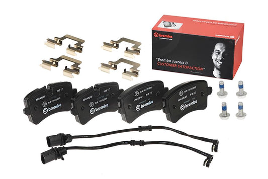BREMBO P85117 Brembo P85117 Low-Met Rear Disc Brake Pad Set AUDI OE# 4G0698451H