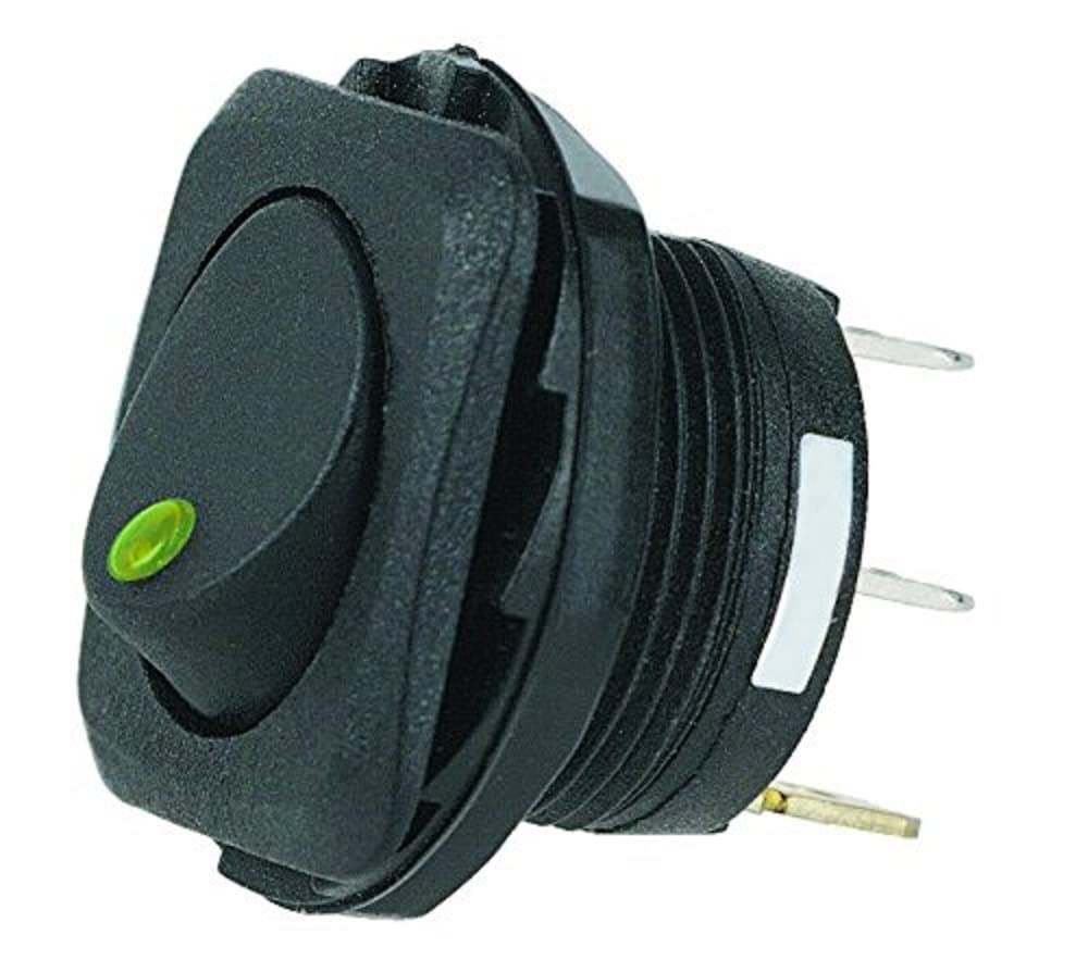 HELLA H61923001 HELLA H61923001 SPST LED Green Rocker Switch