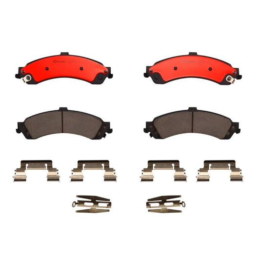 BREMBO P10040N Brembo P10040N Premium Ceramic Rear Disc Brake Pad Set CADILLAC/CHEVROLET OE# 88964192