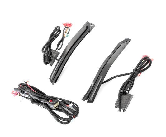 PUTCO 50001 Putco 2021-2026 Ford Bronco Luminix DRL LED Light Hood Limb Riser (Factory Hood Side Hinge Replacments)