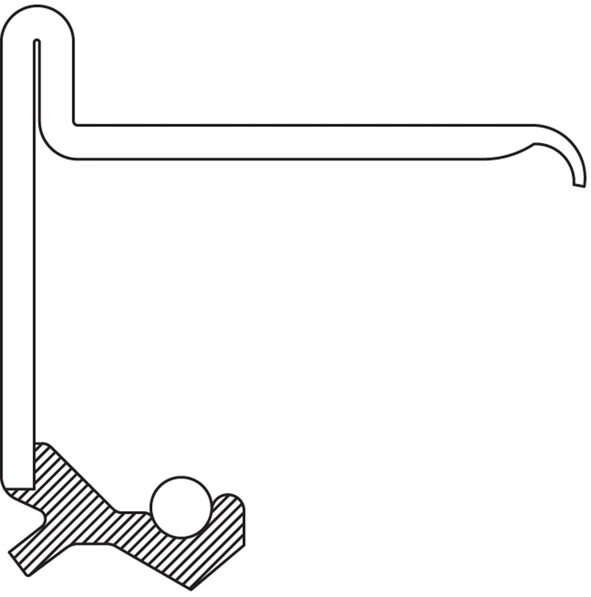 NATIONAL 9613S National 9613S Automatic Transmission Extension Housing Seal
