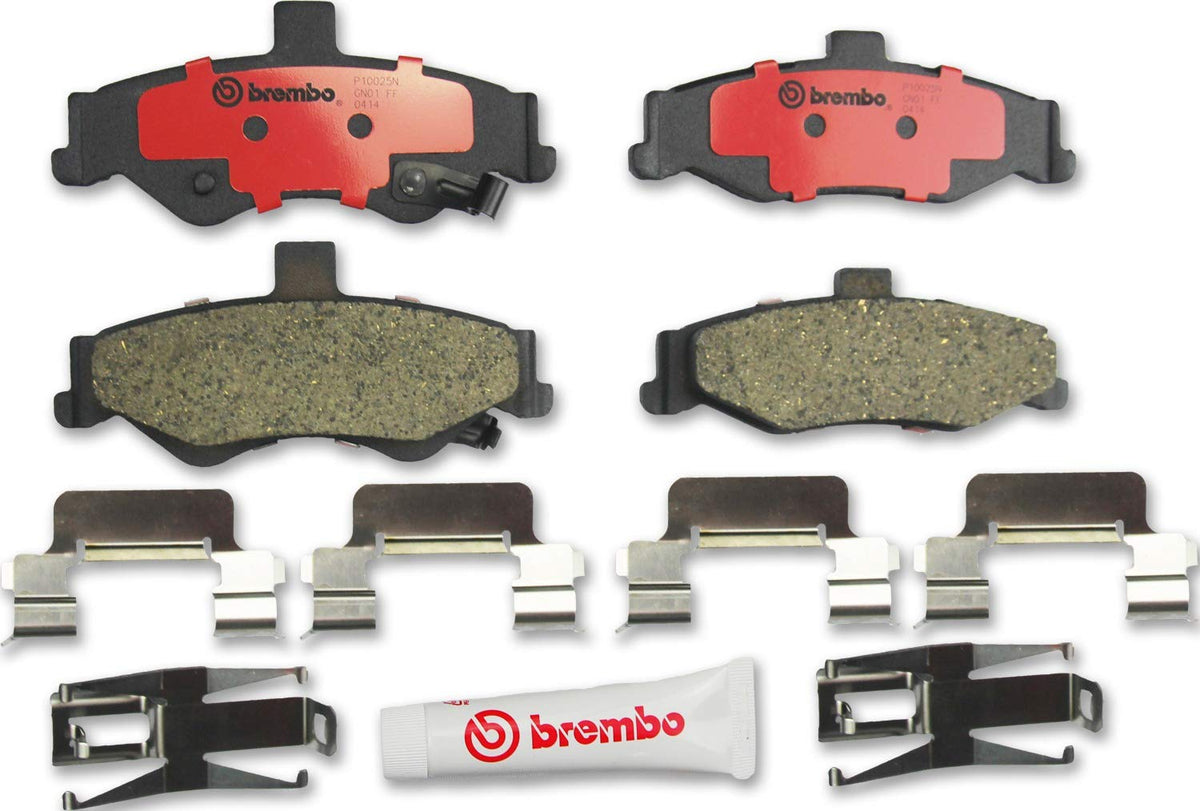 BREMBO P10025N Brembo P10025N Premium Ceramic Rear Disc Brake Pad Set CHEVROLET OE# 12454972