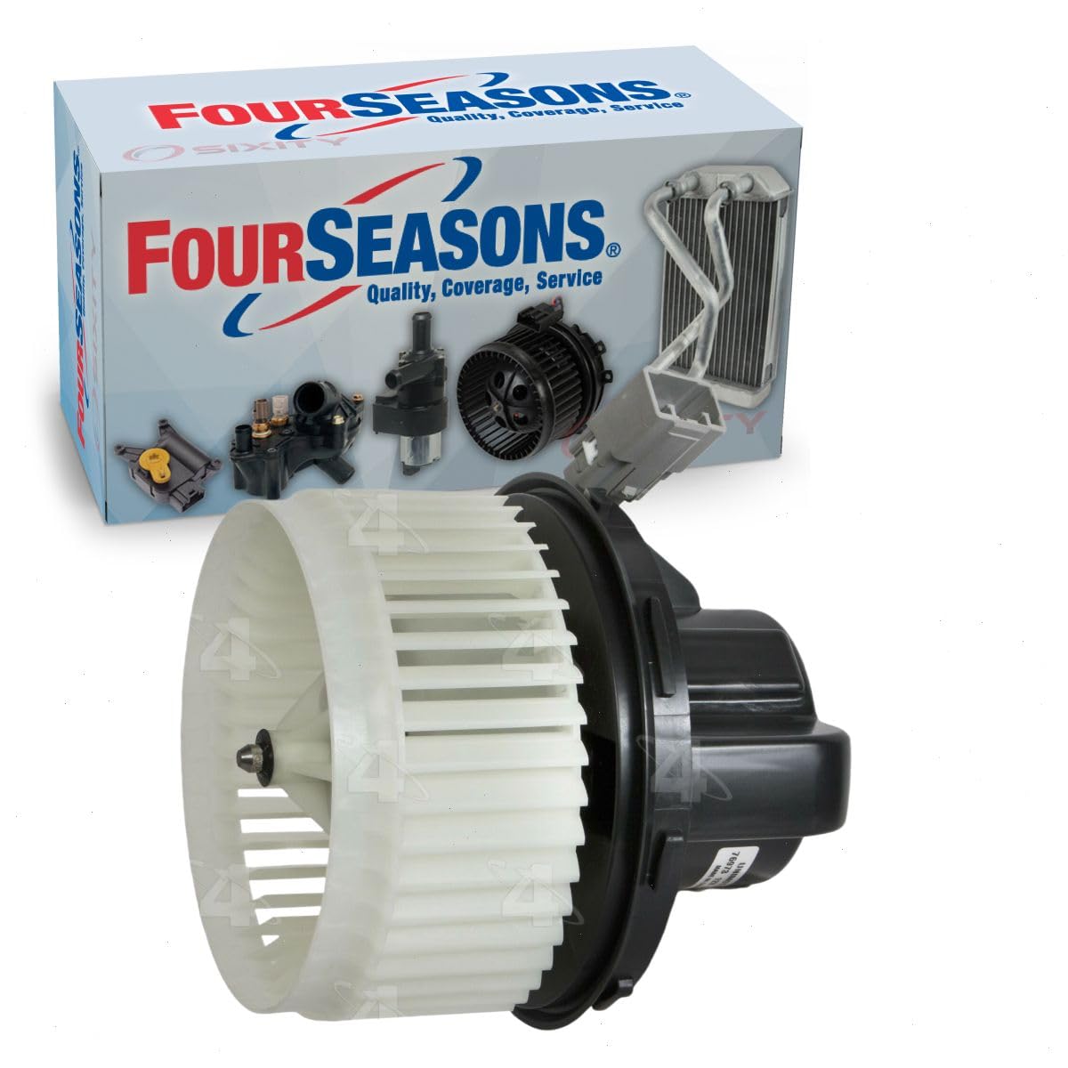 Four Seasons 76973 FLANGED VENTED CW BLOWER MOTOR W/ WHEEL