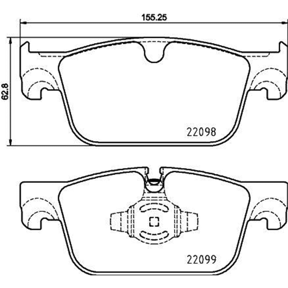 BREMBO P86028 Brembo P86028 BRAKE PAD