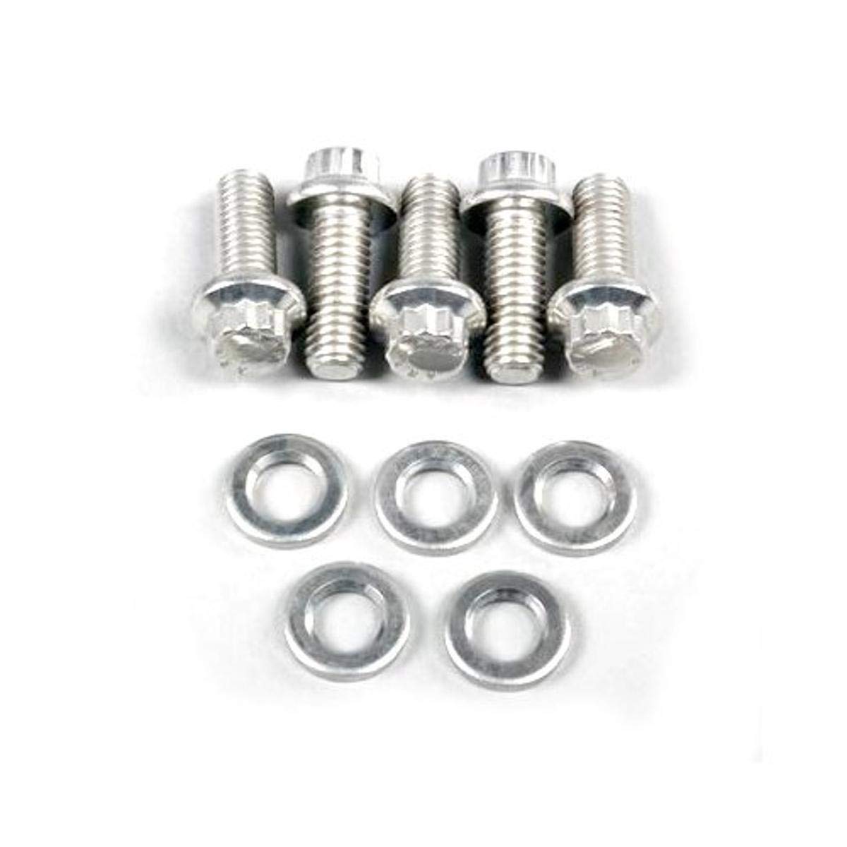 ARP 770-1003 ARP 770-1003 Stainless Steel M6 x 1 Thread 30mm UHL 12-Point Bolt with 8mm Socket and Washer, (Set of 5)
