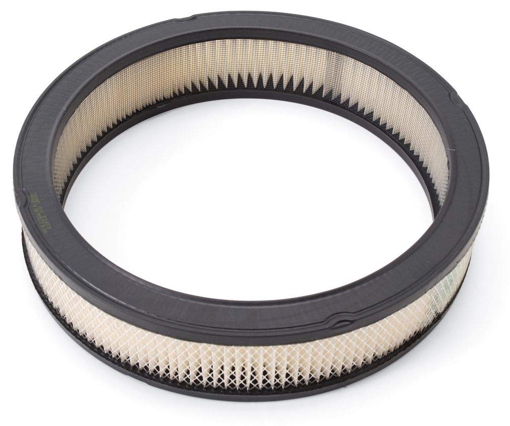 EDELBROCK 1217 Edelbrock 1217 Round Air Filter Element, Multi, One Size