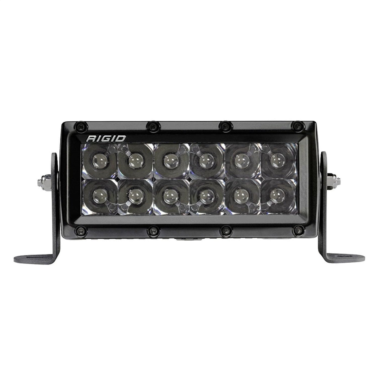 Rigid Industries 106213BLK Rigid Industries E-Series 6 Inch PRO LED Light Bar Spot Midnight Edition