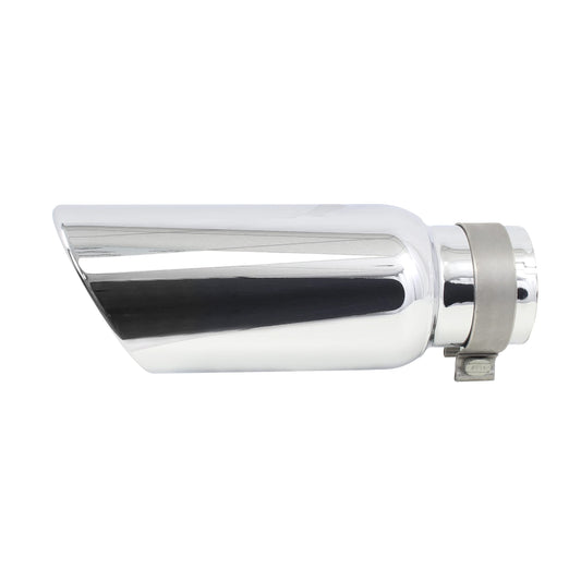 GO RHINO GRT35514 Go Rhino Exhaust Tip | Stainless Steel, Chrome | GRT35514 | Fits 3 ½" Diameter Exhaust Tubes