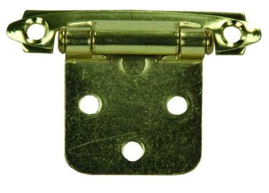 JR PRODUCTS 70595 JR Products 70595 Self-Closing Flush Mount Hinge - Brass