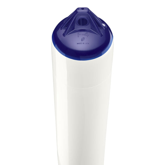 POLYFORM 82-633-511 Polyform F-Series Boat Fender F-4 Standard Blue Ropehold - White