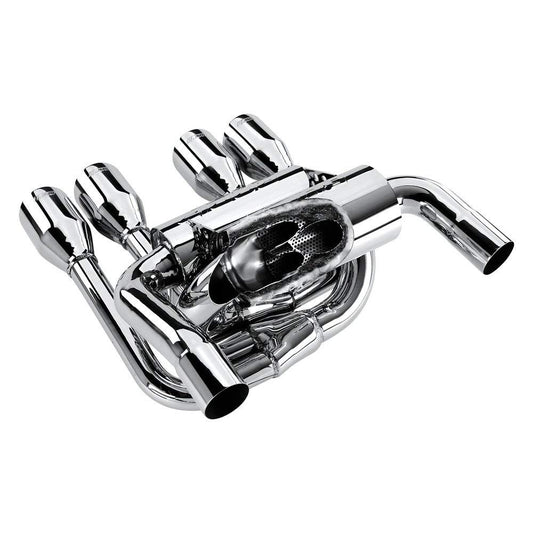 BORLA 11744 BORLA 11744 Axle-Back System for 2005-2008 Chevrolet Corvette (C6) 6.0L/ 6.2L V8 AT/MT 2 Dr. Coupe/Convertible. Will Fit Vehicles With And Without NPP. BORLA System Does NOT Contain NPP Valves.