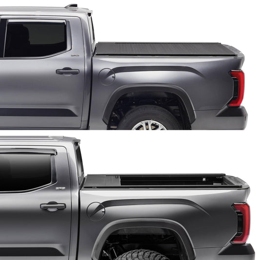 Retrax EQ0383 RealTruck Retrax EQ Retractable Truck Bed Tonneau Cover – EQ0383 – Fits 2017-2021 Ford F-250/350 Super Duty 6' 8" Bed (80.4")