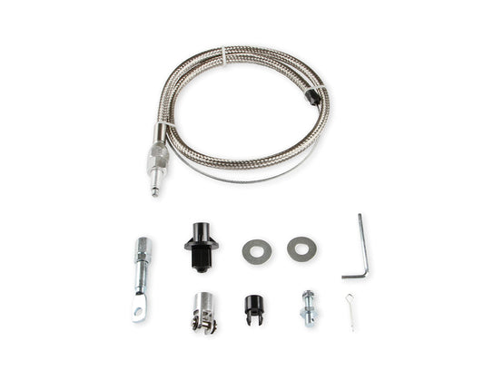 MR GASKET 5657 Mr. Gasket 5657 Throttle Cable Kit - Stainless Steel Braided