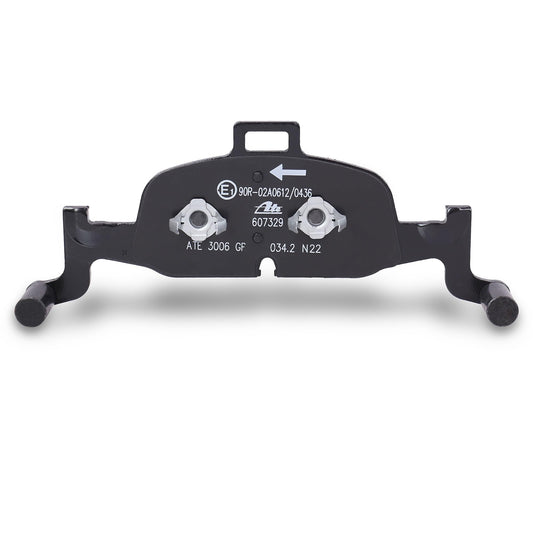 ATE 607329 ATE Ceramic Semi-Metallic Disc Brake Pad Set for Front and Rear - Compatible with Q5, A4, A5, Quattro, A6, A5 Sportback
