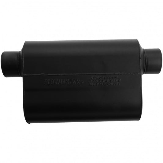 FLOWMASTER 953049 Flowmaster 953049 Super 40 Muffler - 3.00 Offset In and 3.00 Same Side Out - Aggressive Sound
