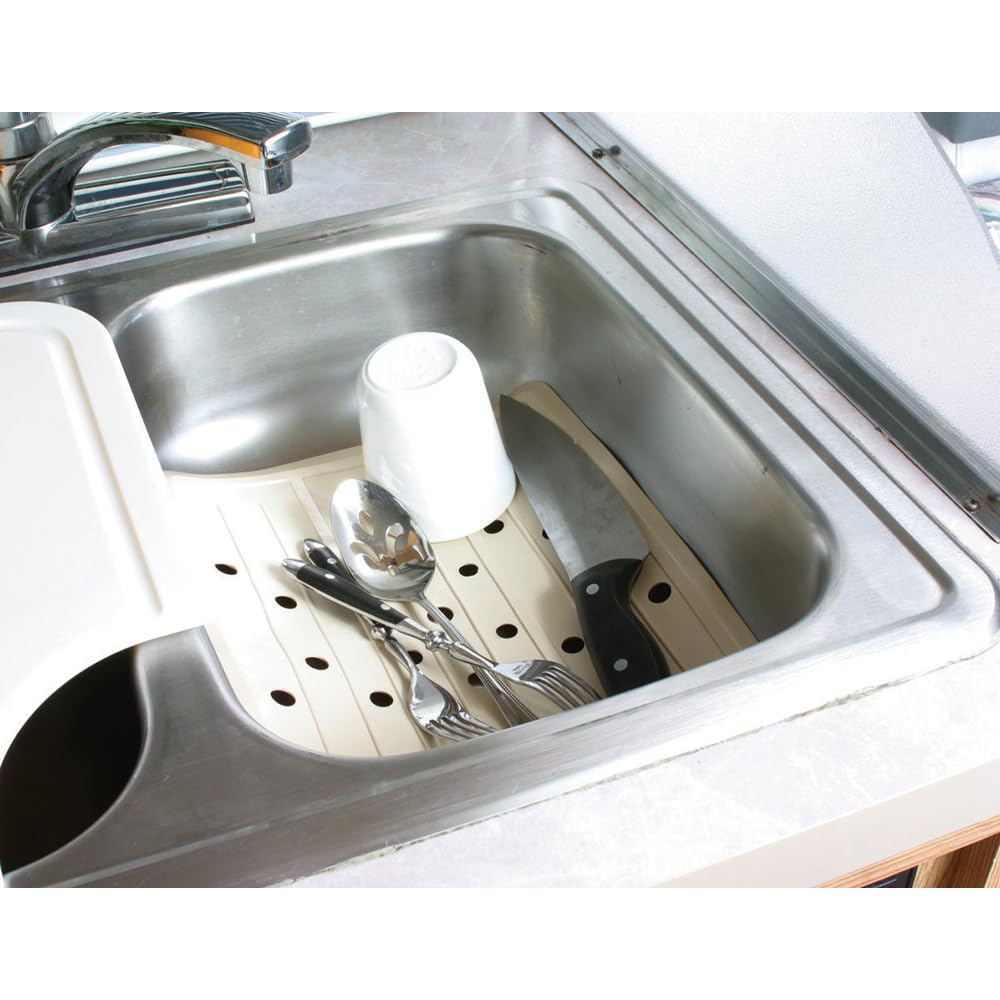 CAMCO 43720 Camco 43720 RV & Marine Sink Mat, White