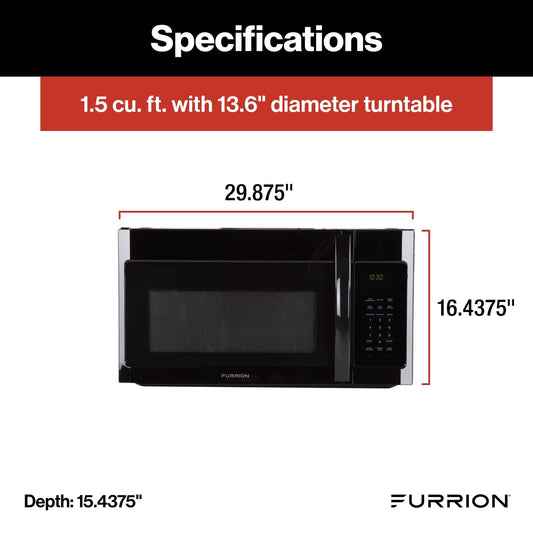 FURRION LLC FMSMA17-SS Furrion® - Furrion Over-The-Range Convection RV Microwave Oven - 1.7 cu. ft., Stainless Steel #FMCM15A-SS