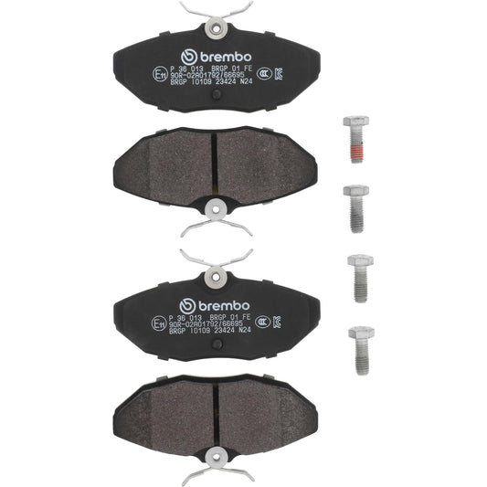 BREMBO P36013 Brembo P36013 Low-Met Rear Disc Brake Pad Set FORD USA/JAGUAR/LINCOLN OE# 1W4Z2200AA