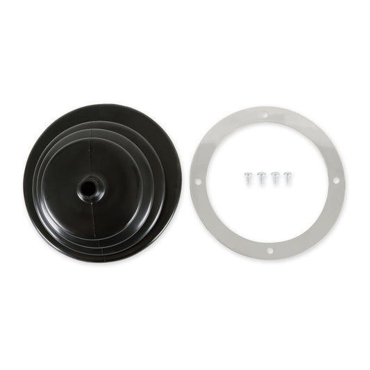 MR GASKET 1651 Mr. Gasket Small Round Shifter Boot, Black