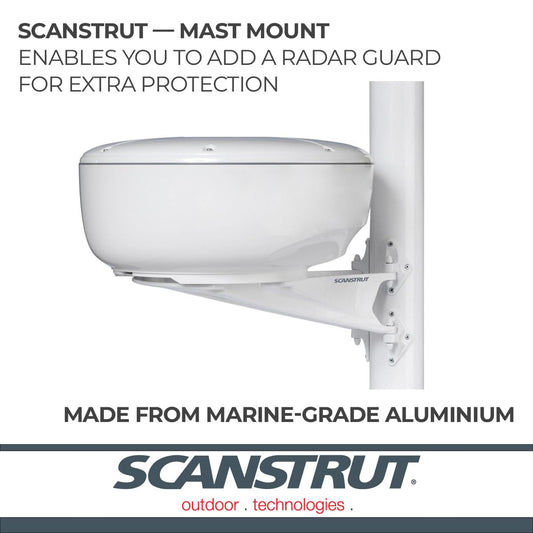 SCANSTRUT M92722 Scanstrut M92722 Mast Mount for 18" and 24" Raymarine, Garmin, and HALO24 , White
