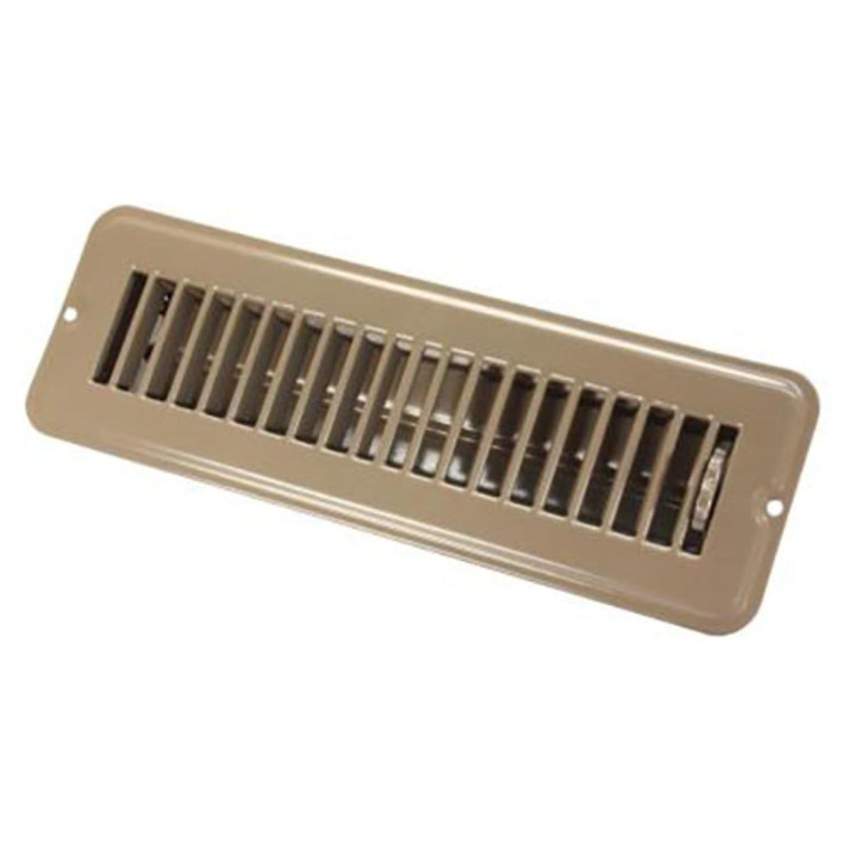 JR PRODUCTS 02-28915 JR Products 02-28915 Dampered Floor Register - 2" x 10", Brown