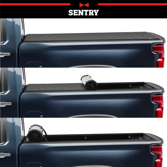 TRUXEDO 1594701 RealTruck TruXedo Sentry Hard Rolling Truck Bed Tonneau Cover | 1594701 | Fits 2022-2024 Ford Maverick 4' 6" Bed (54.4")
