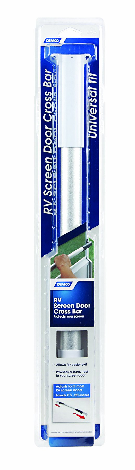 CAMCO 42186 Camco 42186 White Screen Door Cross Bar