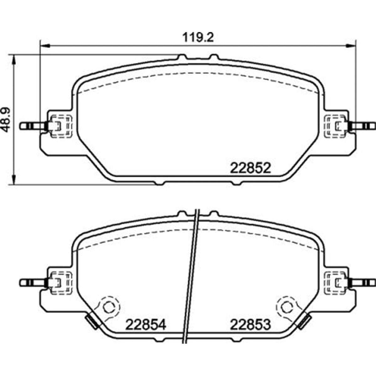 BREMBO P28097 Brembo P28097 BRAKE PAD