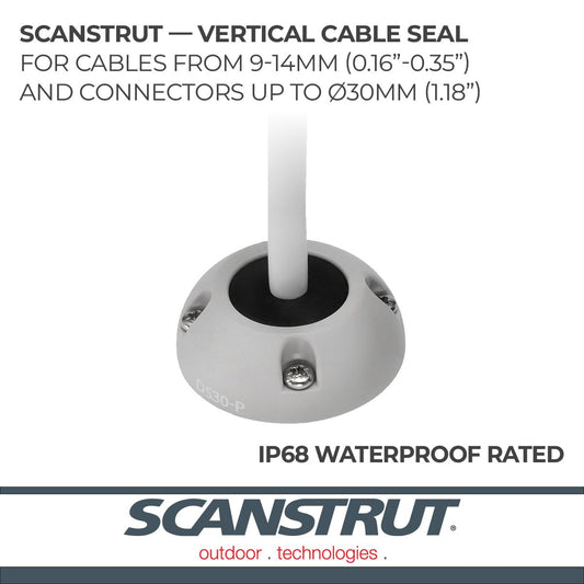 SCANSTRUT DS30-P Scanstrut DS30-P Medium Cable Seal for Connectors to 1.18" and Cables 0.35"-0.55" - Plastic