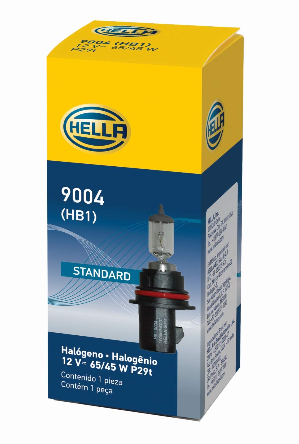 HELLA 9004 HELLA 9004 Standard Halogen Bulb, 12 V, 60/45W, Multi