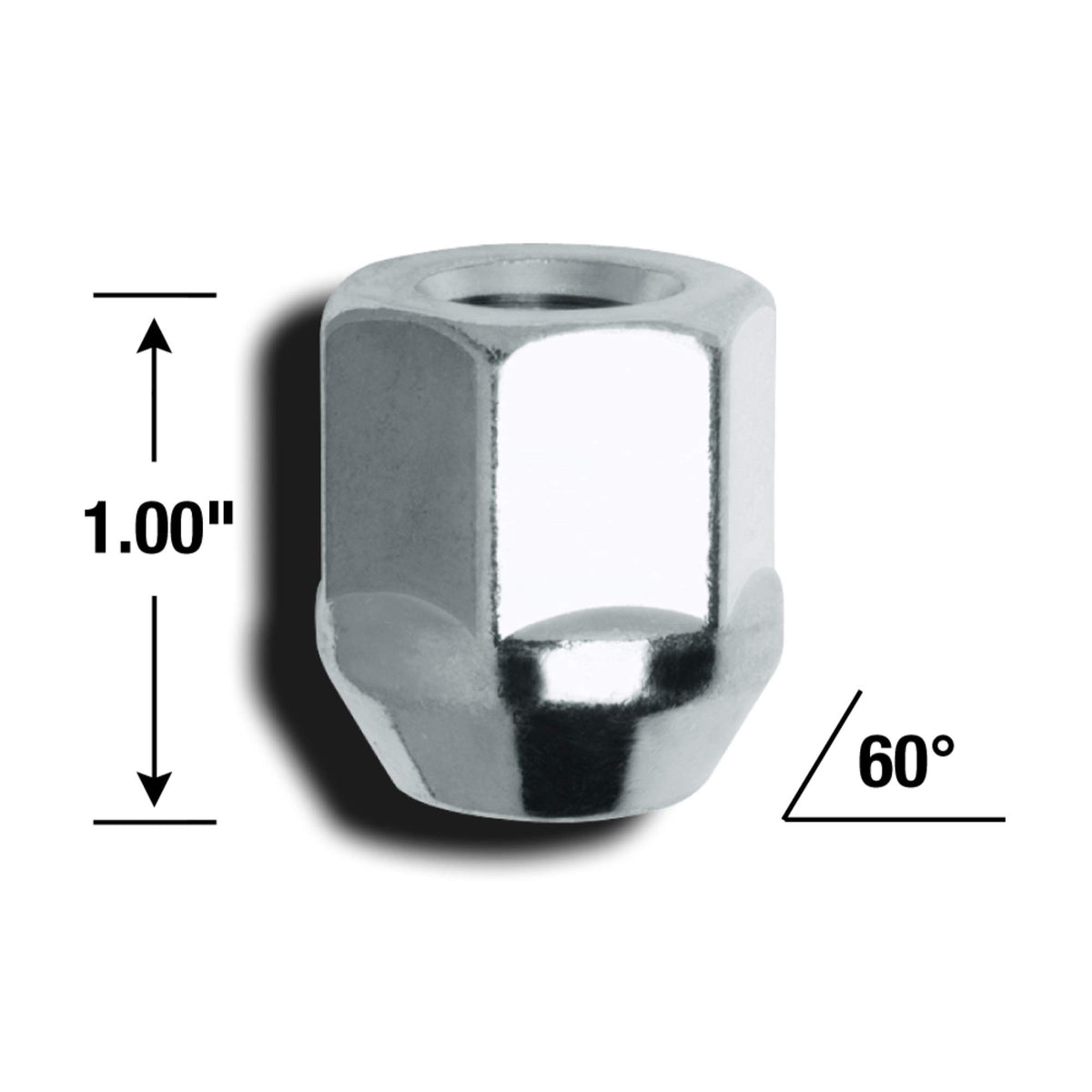 GORILLA 90088 Gorilla Automotive 90088 Acorn Bulge Open End Chrome Lug Nuts (1/2" Thread Size)