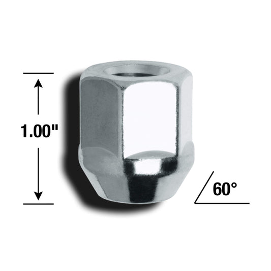 GORILLA 90088 Gorilla Automotive 90088 Acorn Bulge Open End Chrome Lug Nuts (1/2" Thread Size)