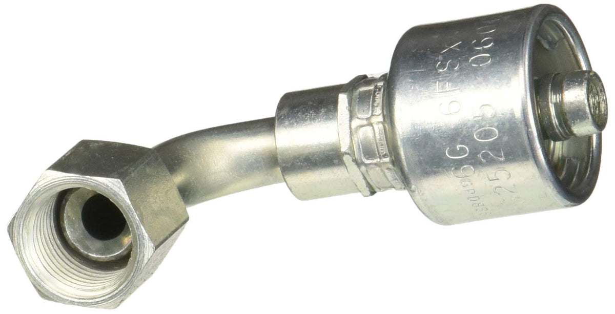 Gates G25205-0606 Female SAE 45 Flare Swivel 90 Bent Tube (Mega