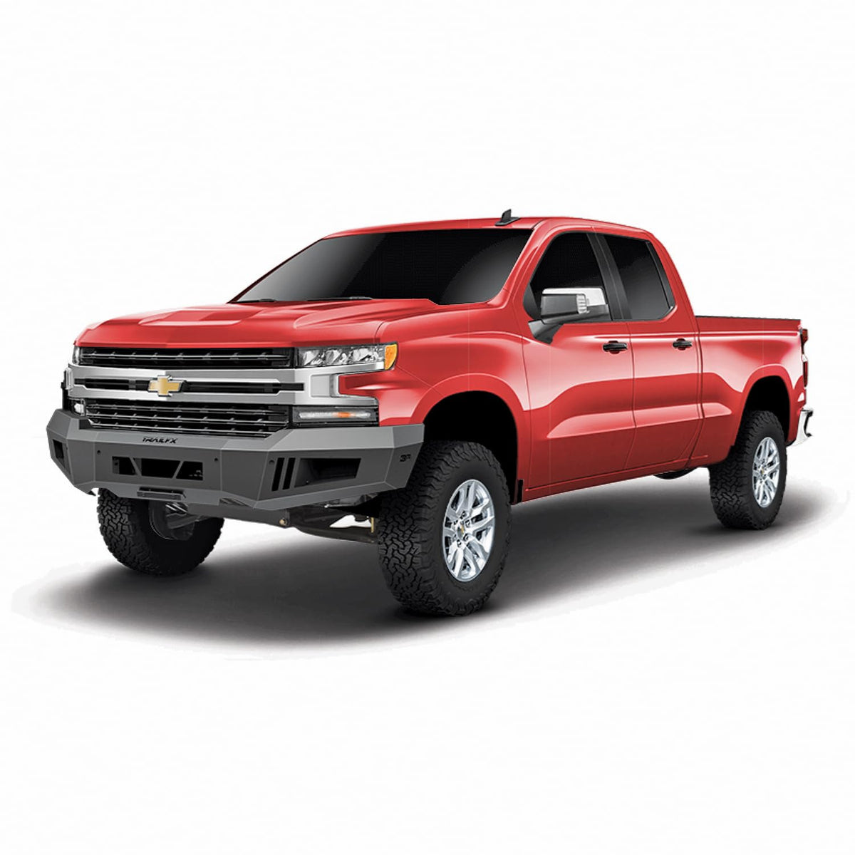 TRAILFX FLDB011TI TrailFX Front Bumper FLDB011TI, One Piece Design, Direct Fit, OE Sensor Compatible, Black Titanium Powder Coated Steel, Fits 2022-2025 Chevrolet Silverado 1500