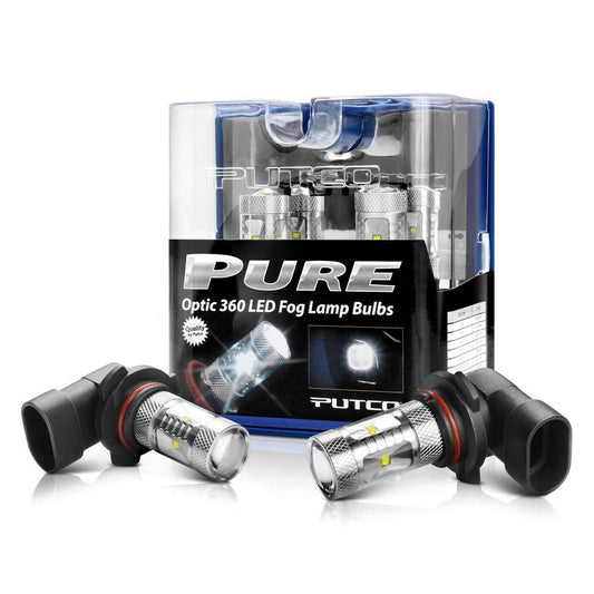 PUTCO 250010W Putco 250010W Optic 360 H10 High Power LED Fog Lamp Bulb - Pack of 2