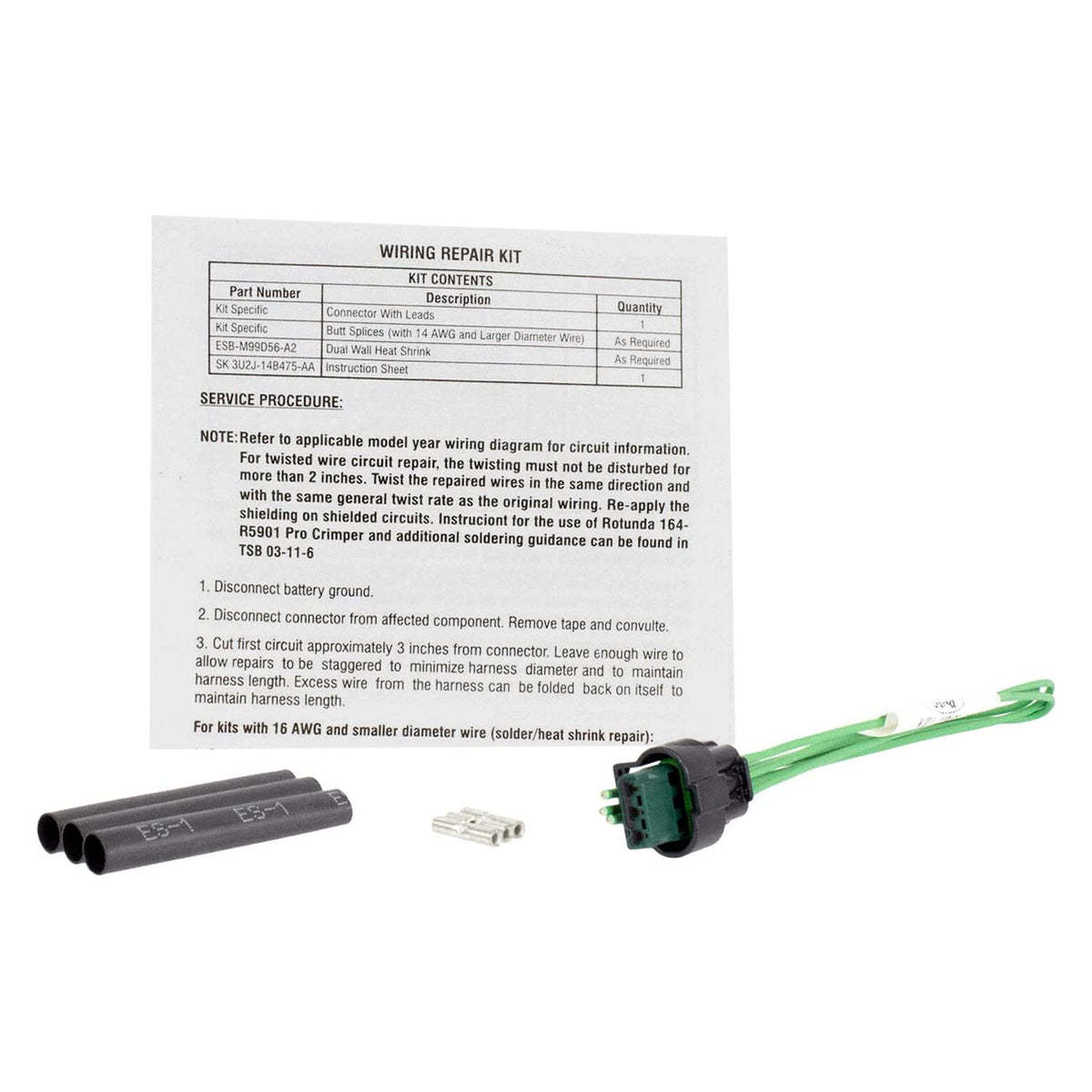 Motorcraft WPT1602 Ignition Coil Connector, Black