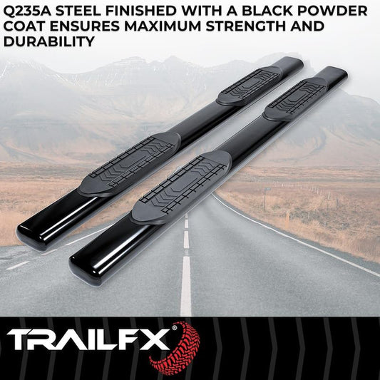 TRAILFX A8244B Trailfx A8244B 6'' OVAL NERF BAR BLK