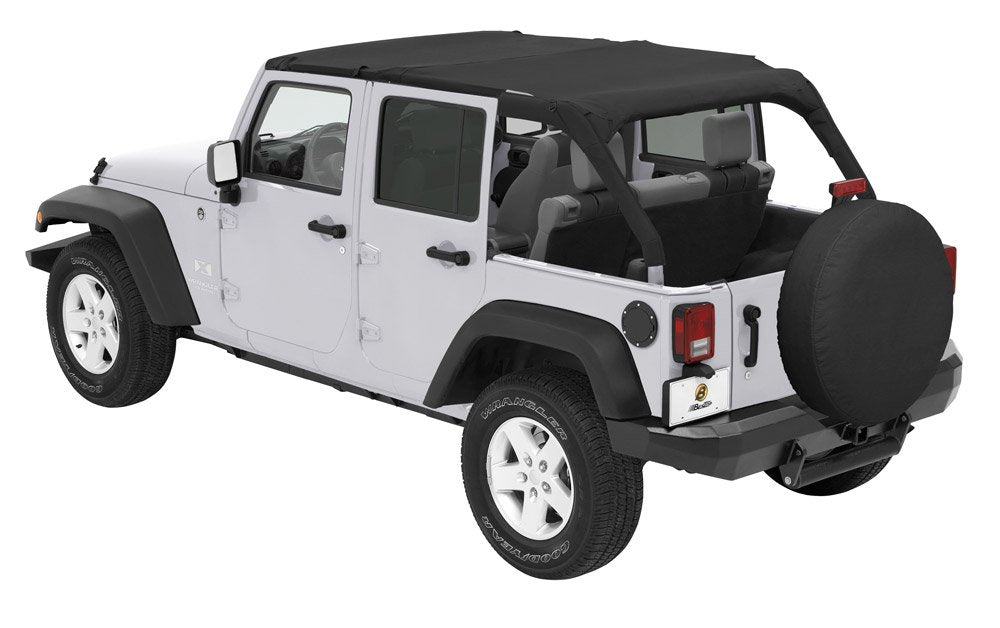 BESTOP 52594-35 Bestop Header Safari Cable Style Bikini 5259435 for Jeep Wrangler JK 4-Door
