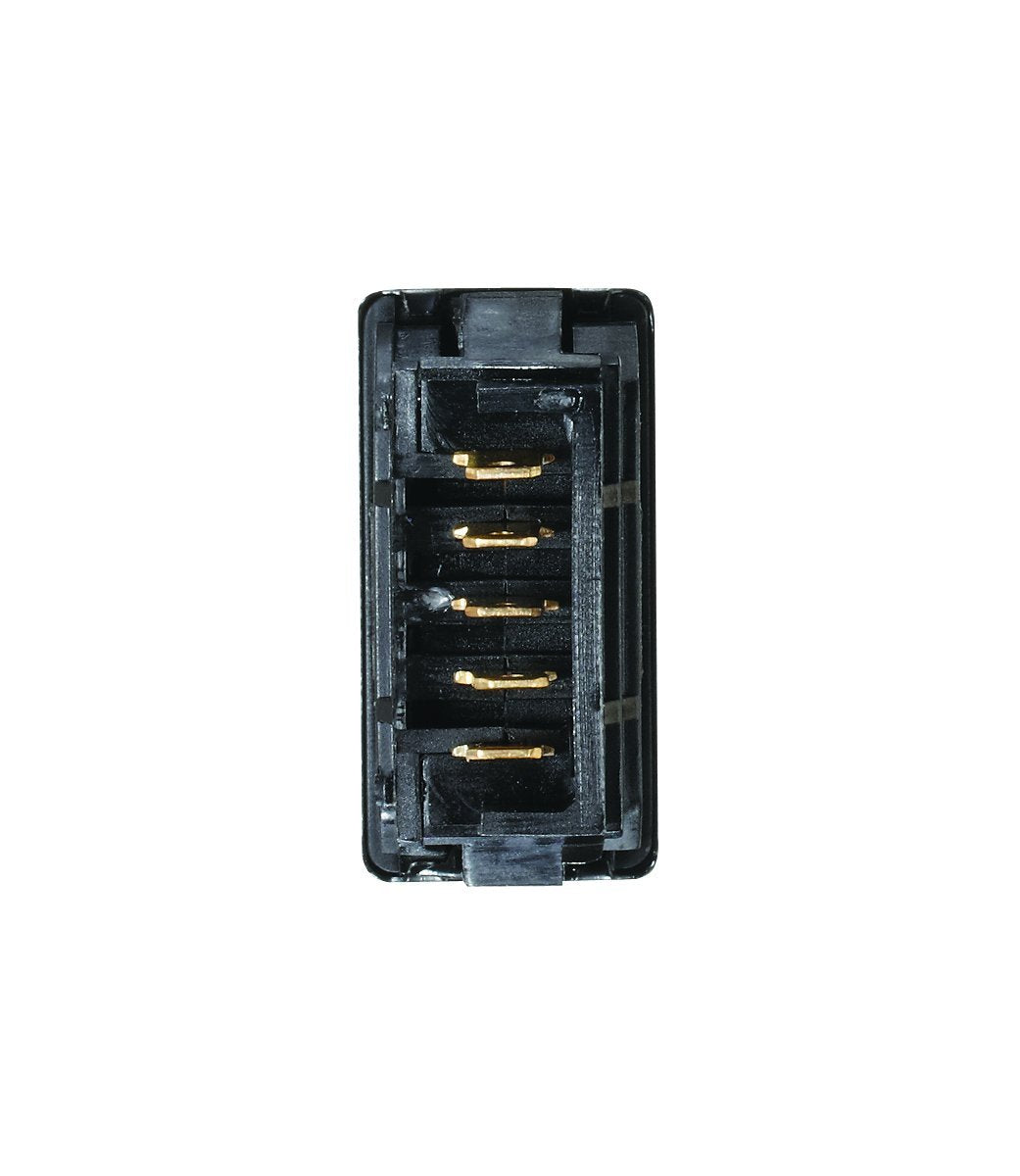 RV DESIGNER S125 RV Designer S125 - DC Rocker Switch w/Plate, 20 Amp Cont., in-Line 5 PIN