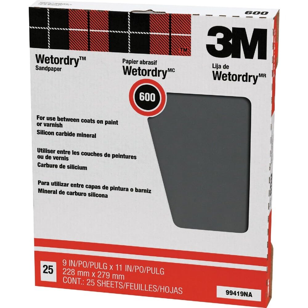 3M 99419 3M 88619NA 99419 Sand Paper, 9" x 11"
