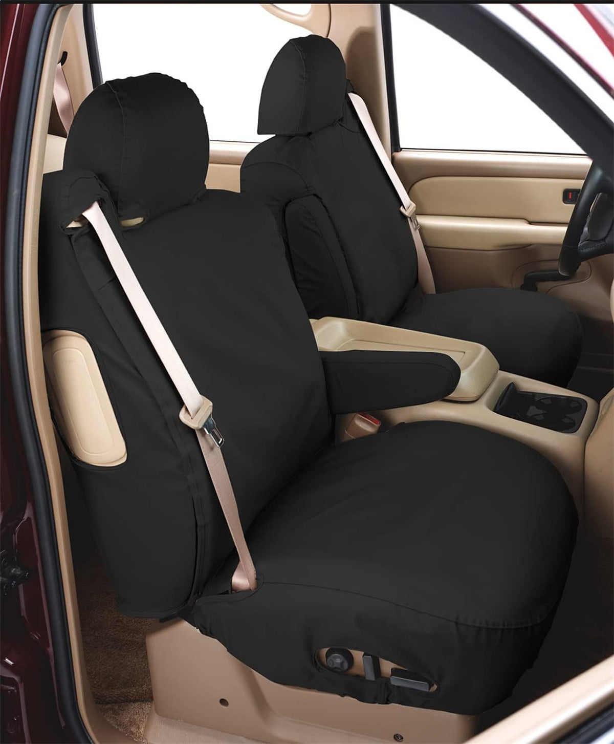 Covercraft SS2538PCCH COVERCRAFT SeatSaver Front Row Polycotton Charcoal Charcoal SS2538PCCH
