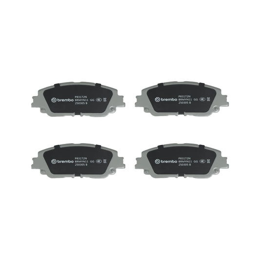 BREMBO P83172N Brembo P83172N Premium Ceramic Front Disc Brake Pad Set TOYOTA OE# 0446533480