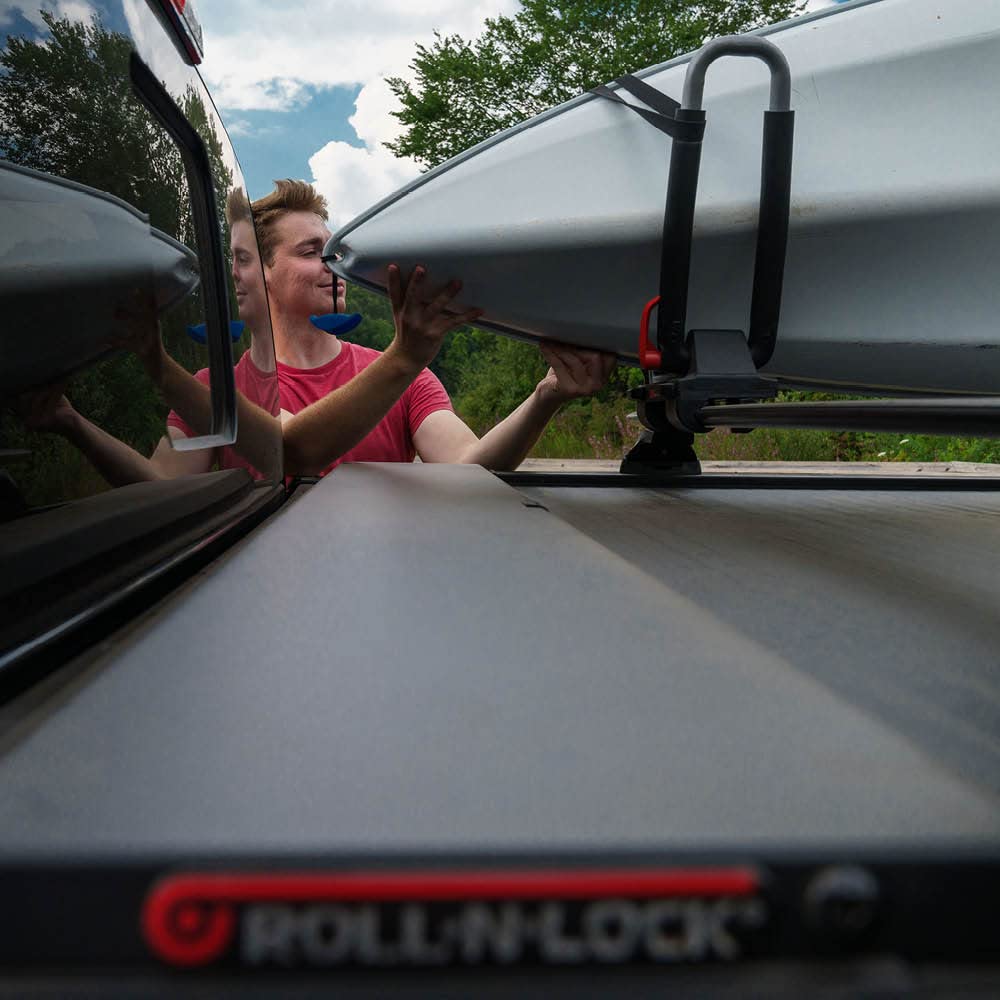 RealTruck 531M-XT RealTruck Roll-N-Lock M-Series XT Retractable Truck Bed Tonneau Cover – 531M-XT – Fits 2016 - 2023 Toyota Tacoma (w/o OE track system or Trail Edition) 6' 2" Bed (73.7")