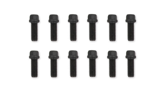 MR GASKET 917 Mr. Gasket Header Bolts,3/8-16X1, Black