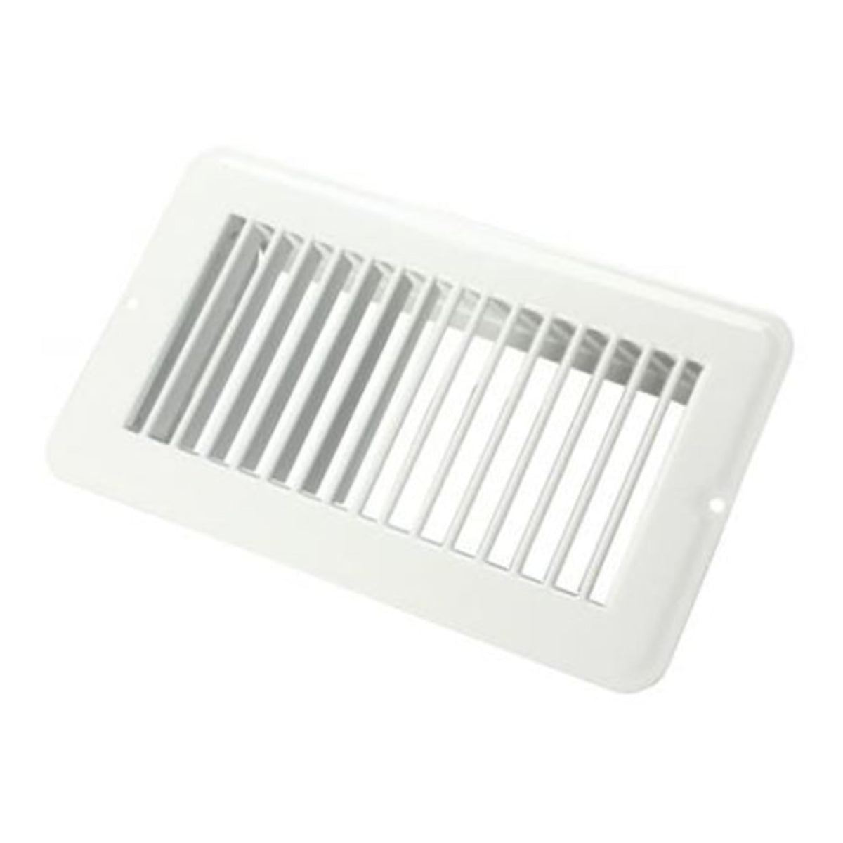 JR PRODUCTS 02-28945 JR Products 02-28945 Undampered Floor Register - 4" x 8", White