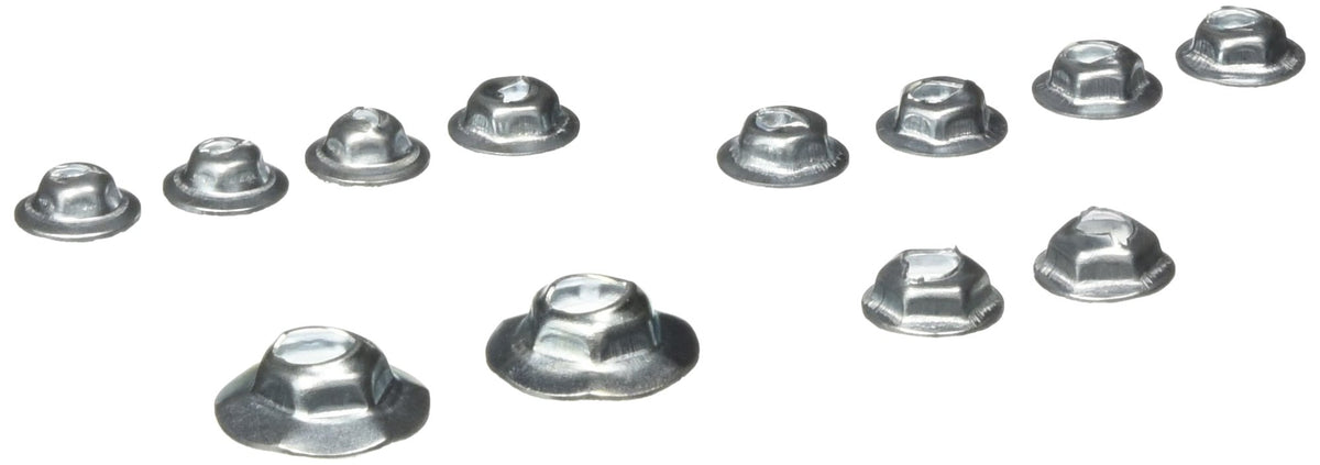 DORMAN 45384 Dorman Help! 45384 Thread Cutting Nuts Asst,Silver
