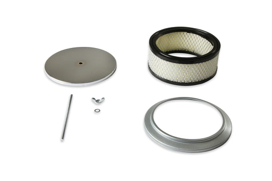 MR GASKET 1485 Mr. Gasket 1485 Air Cleaner - 6-1/2 Inch Diameter, 2-7/16 Tall - Chrome