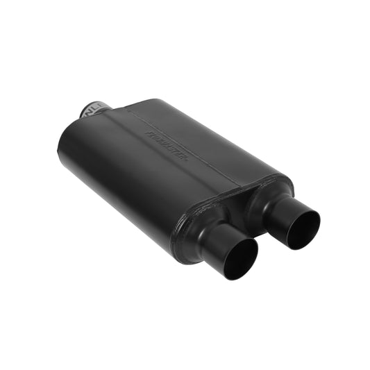 FLOWMASTER 9425400 Flowmaster 9425400 40 Delta Flow Muffler - 2.50 Center In and 2.50 Dual Out - Aggressive Sound