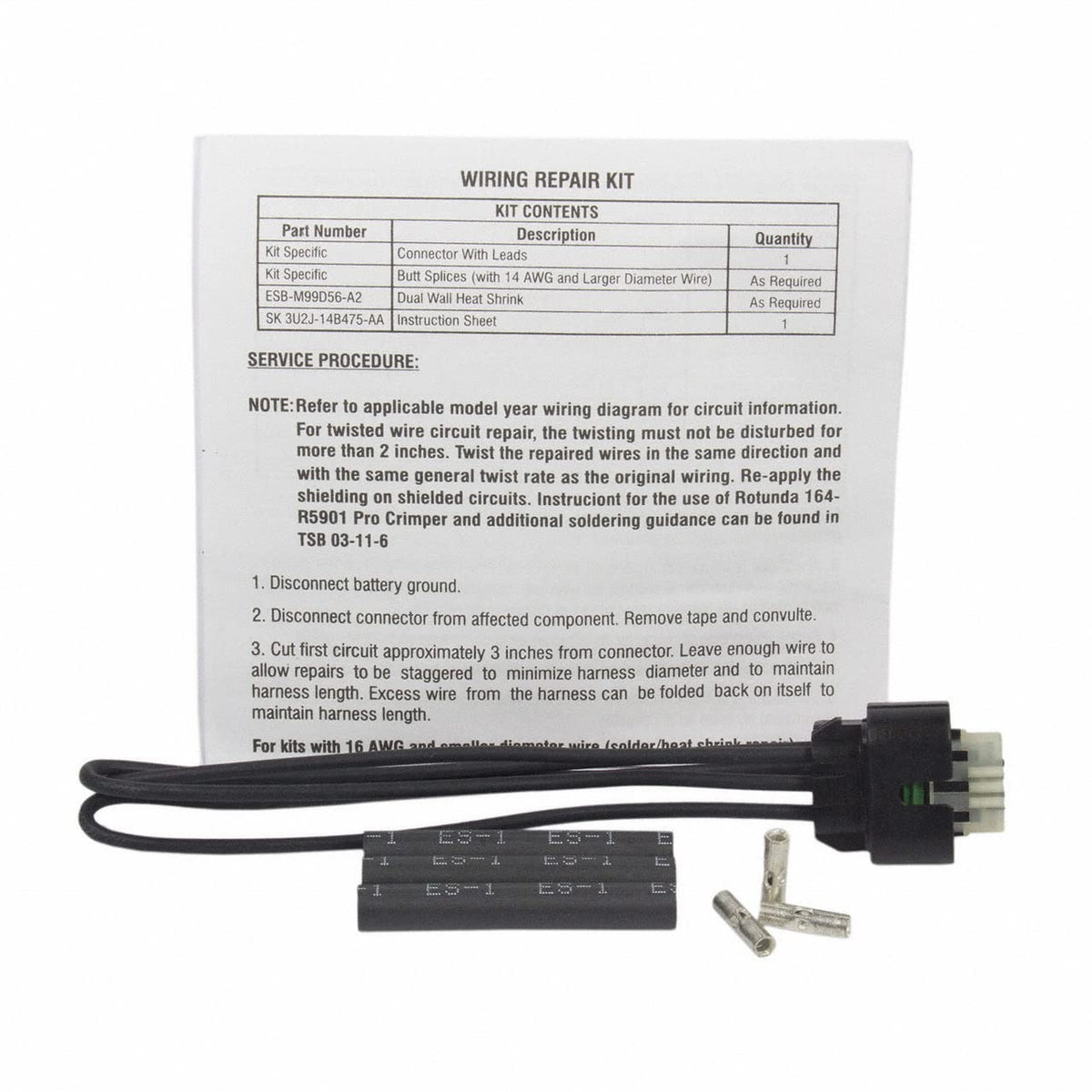 Motorcraft WPT1066 WIRE ASY